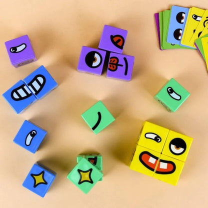 Emoji Expressions Matching Cube Game