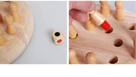 Wooden Memory Match Stick Chess