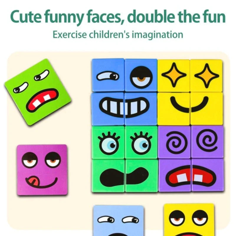 Emoji Expressions Matching Cube Game