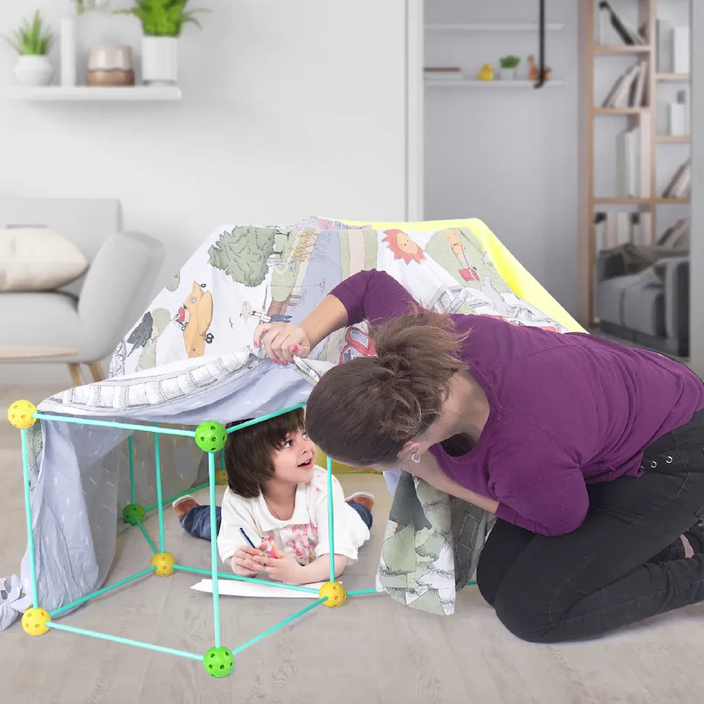 DIY Fort Construction Kit (85 Pieces)