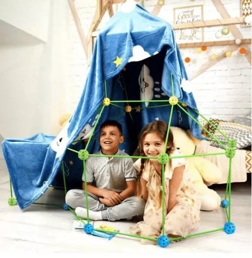 DIY Fort Construction Kit (85 Pieces)