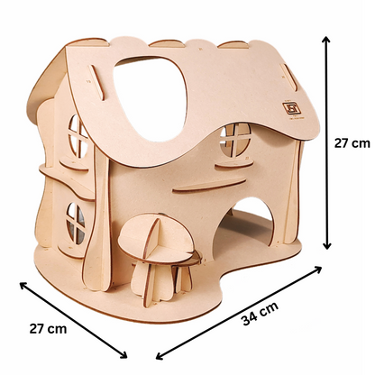 Mushroom Doll House - Educational DIY STEM Learning