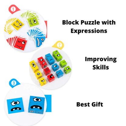 Emoji Expressions Matching Cube Game