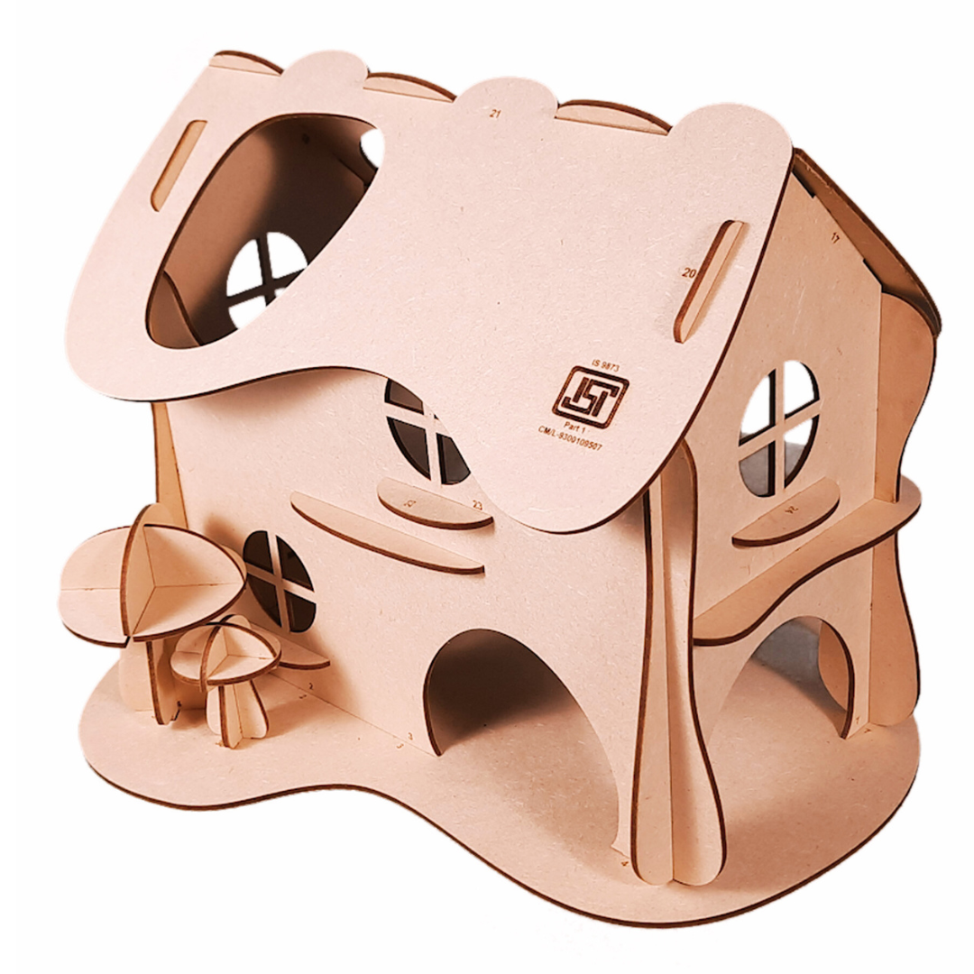 Mushroom Doll House - Educational DIY STEM Learning