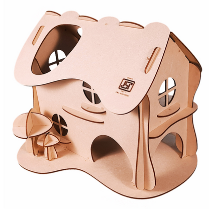 Mushroom Doll House - Educational DIY STEM Learning