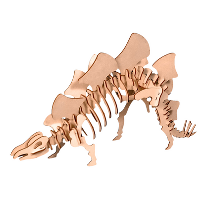 Gizland Stegosaurus DIY Wooden 3D Puzzle STEM Kit