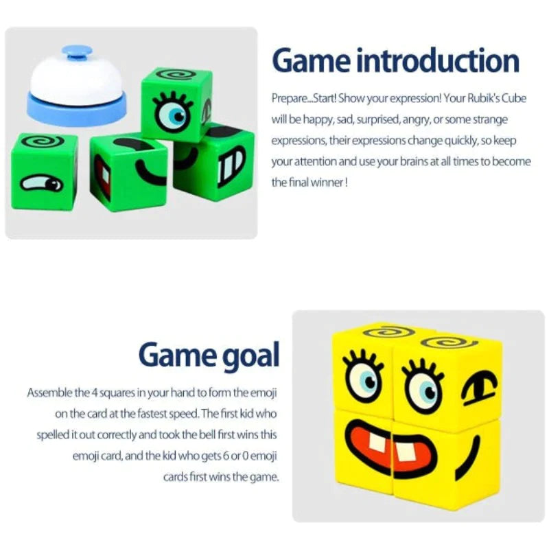Emoji Expressions Matching Cube Game