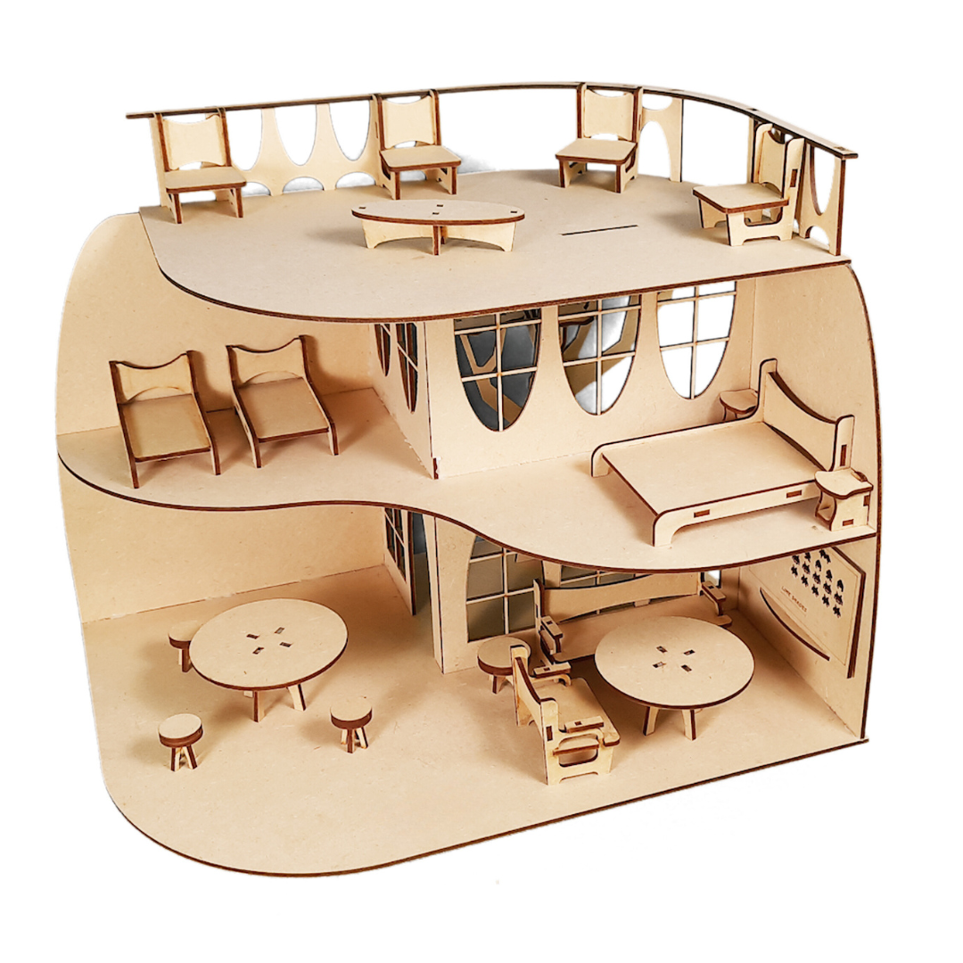 Helipad House - STEM Learning DIY toy