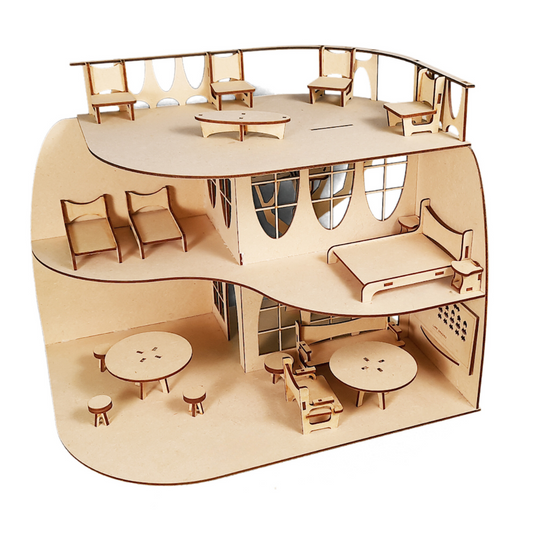 Helipad House - STEM Learning DIY toy