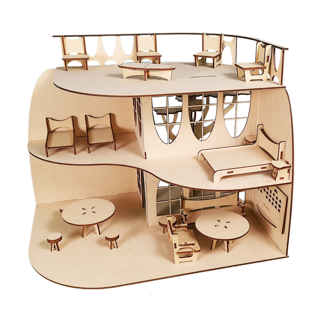 Helipad House - STEM Learning DIY toy