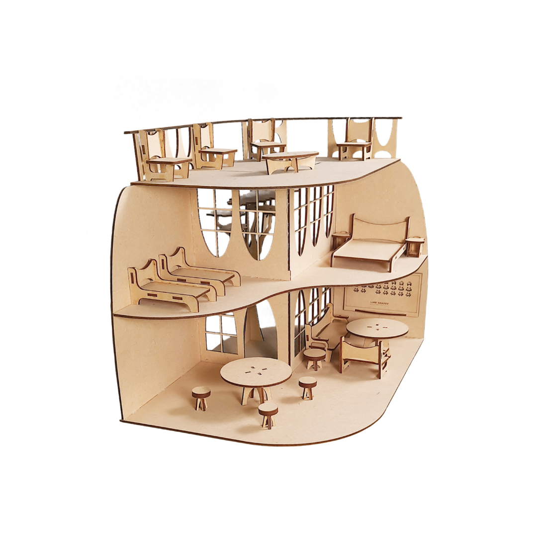 Helipad House - STEM Learning DIY toy