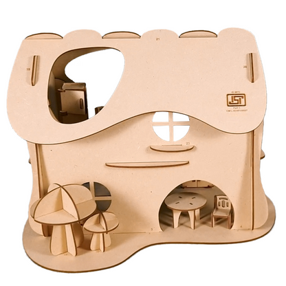 Mushroom Doll House - Educational DIY STEM Learning